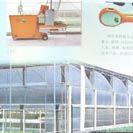 上盆机、卷膜器、双锯齿型温室